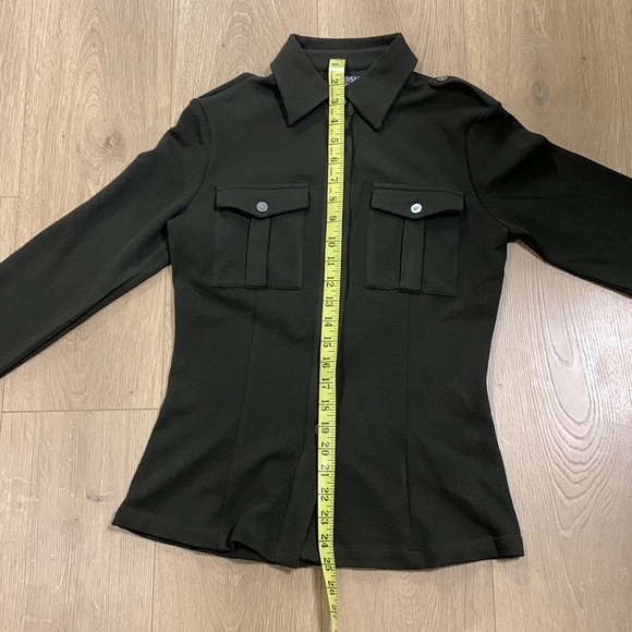 Versance Jeans Couture military style shirt - Picture 12 of 13